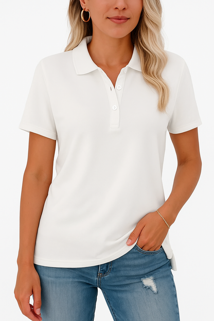 Julia™ | Polo Transpirable con Toque de Elegancia