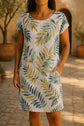 Ranya™ | Vestido Elegante de Lino y Algodón Natural